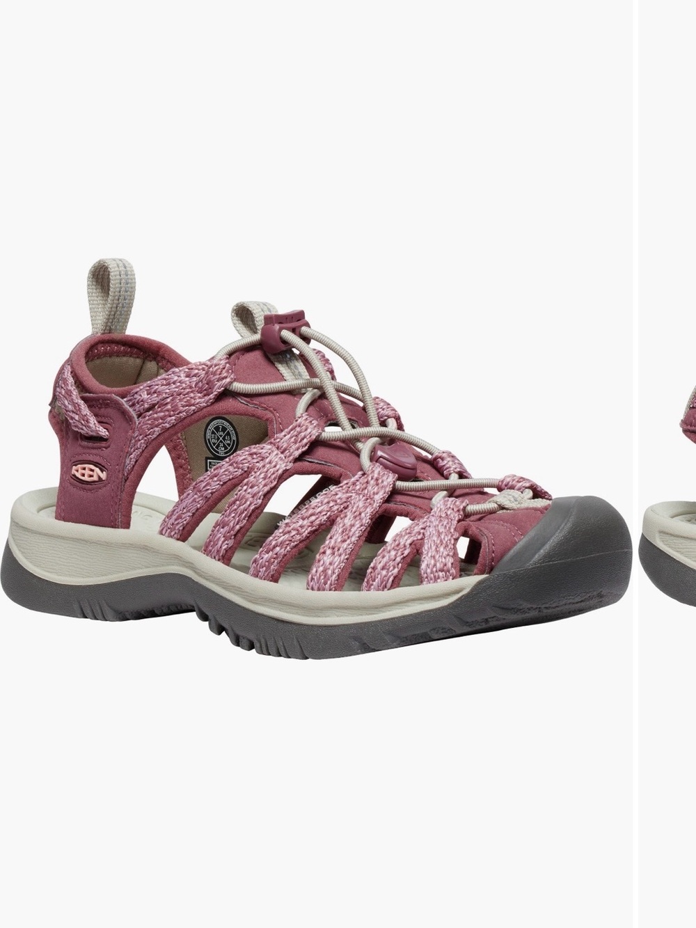 Keen Women's whisper Pink Rope-Strap Outdoor Sandal
